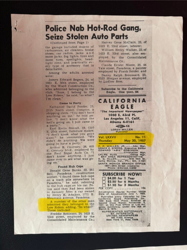 California Eagle News Paper 5/30/1957