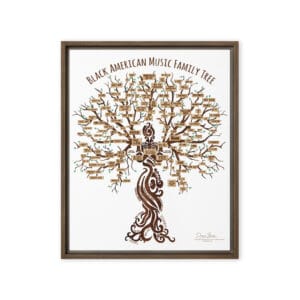 framed-canvas-in-brown-16x20-front-6a699d8c52d1e.jpg Black American Music Family Tree Framed canvas