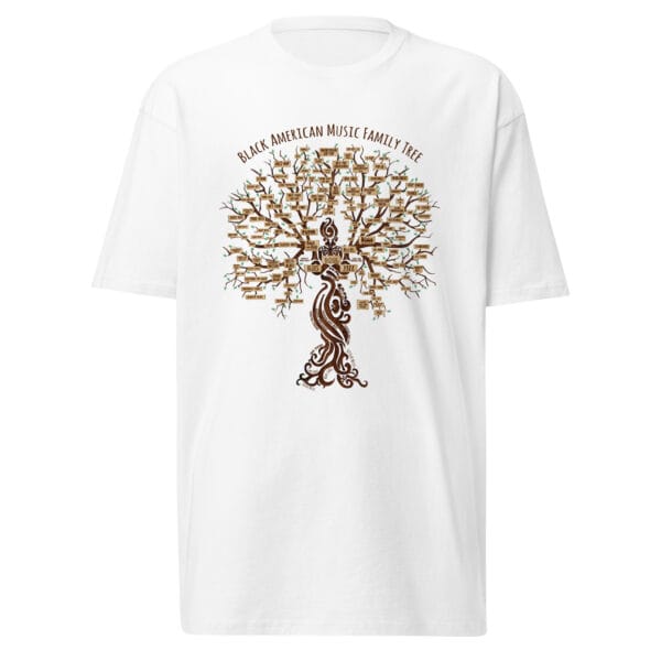 mens-premium-heavyweight-tee-white-front-6a699ba0c59c7.jpg Black American Music Family Tree Men’s premium heavyweight tee