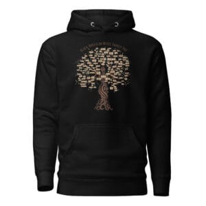 unisex-premium-pullover-hoodie-black-front-6a699b03ba59d.jpg Black American Music Family Tree Unisex Hoodie