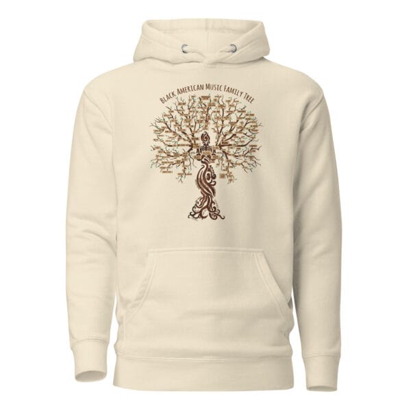 unisex-premium-pullover-hoodie-bone-front-6a699b03ef5f1.jpg Black American Music Family Tree Unisex Hoodie