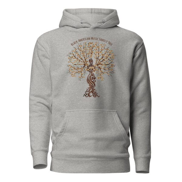 unisex-premium-pullover-hoodie-carbon-grey-front-6a699b03e4bda.jpg Black American Music Family Tree Unisex Hoodie