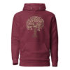 unisex-premium-pullover-hoodie-maroon-front-6a699b03beba0.jpg Black American Music Family Tree Unisex Hoodie