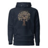 unisex-premium-pullover-hoodie-navy-blazer-front-6a699b03bc3e9.jpg Black American Music Family Tree Unisex Hoodie