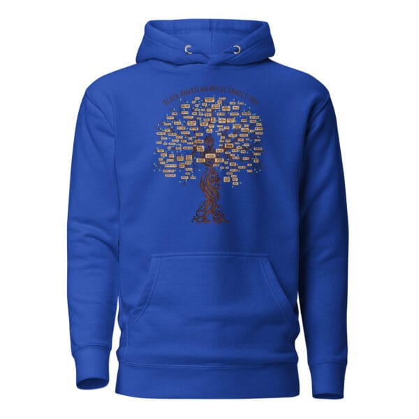 unisex-premium-pullover-hoodie-team-royal-front-6a699b03cbad0.jpg Black American Music Family Tree Unisex Hoodie